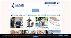 Desktop Screenshot of drorto.hu