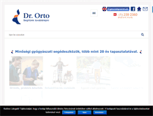 Tablet Screenshot of drorto.hu